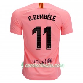 Camisolas de Futebol FC Barcelona Ousmane Dembele 11 Equipamento 3ª 2018/19 Manga Curta